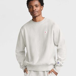 Reverse Weave Crewneck Sweatshirt. C Logo