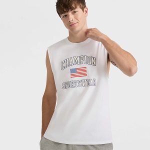 Classic Graphic Muscle Tank. USA Sportswear